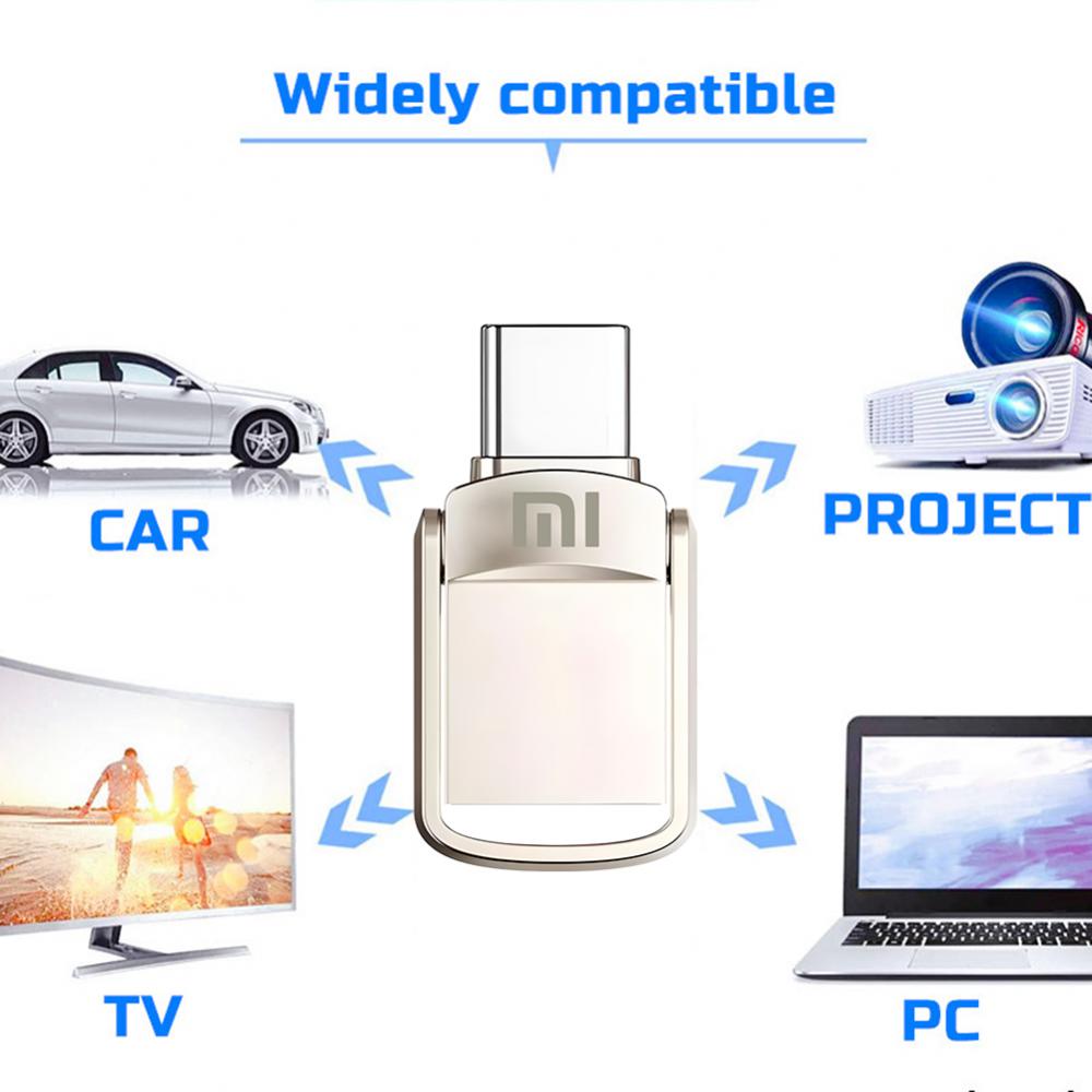 Xiaomi 2tb USB Flash Drive 3.2 Type C PenDrive Memory Stick 64G 128GB Pen Drive 256g Flash Disk for PC Smartphone Storage U Disk. 