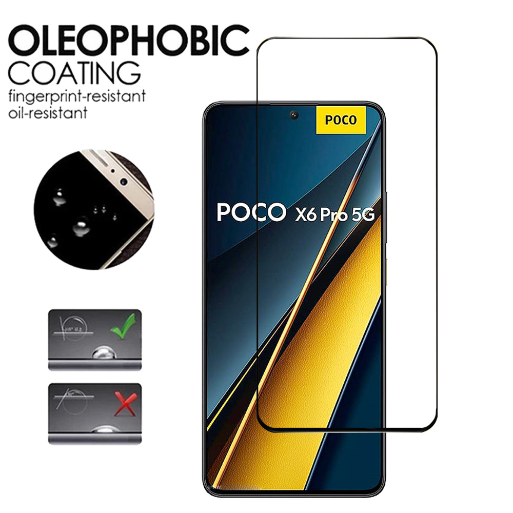 mica Poco X6 F6 Pro 5G Screen Protector Glass Little X6 X5 F5 Pro Pelicula de Vidro Temperado For Xiaomi Poco X6Pro Tempered Glass Camera Film Poko C65 M6 Pro Cristal PocoX6 Phone Front Glass. 