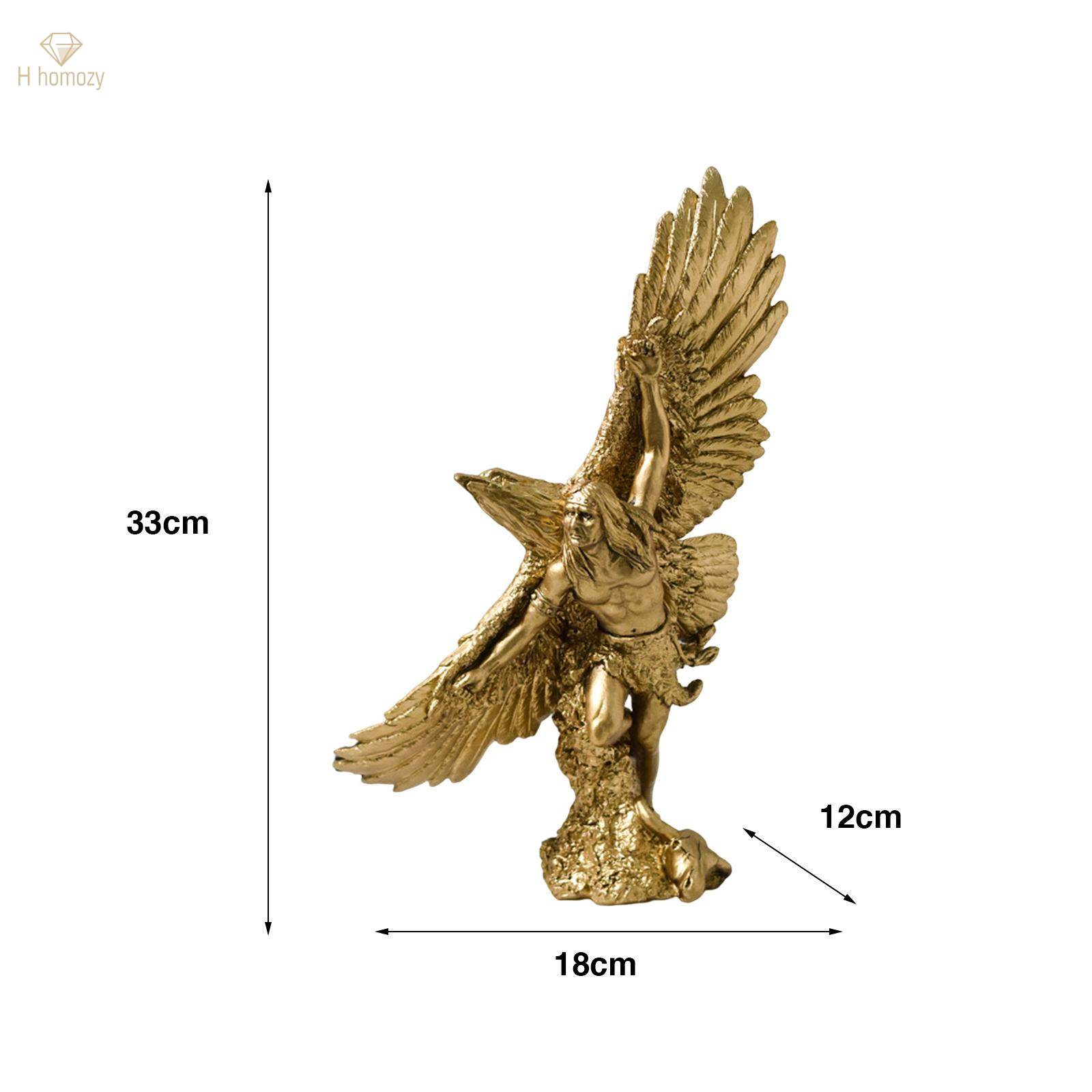 Eagle Figurine Statue Resin Table Crafts Tabletop Centerpiece Decoration for Office Living Room