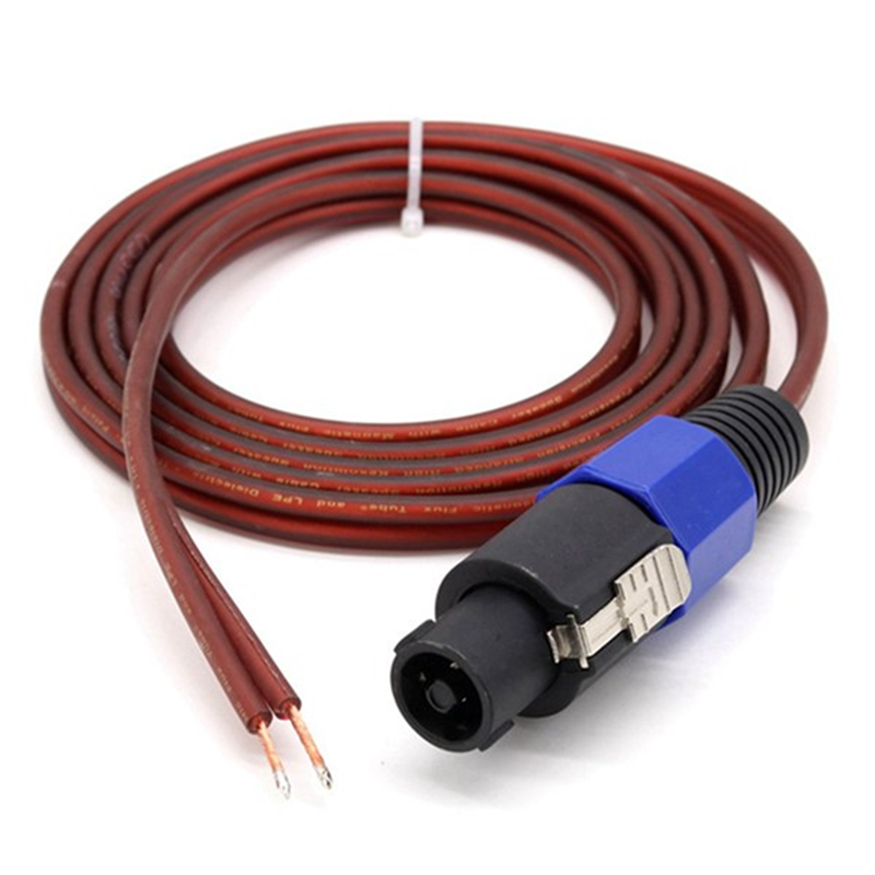 2Pcs Speakon Speaker Cable Bare Wire Open End Cable Speakon To Speaker Wire Audio Cord Amplifier Connection Cord. 
