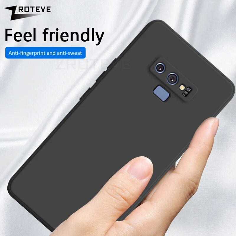 Note9 Case ZROTEVE Original Soft TPU Liquid Silicone Cover For Samsung Galaxy Note 9 10 20 Note10 Plus Note20 Ultra Phone Cases. 