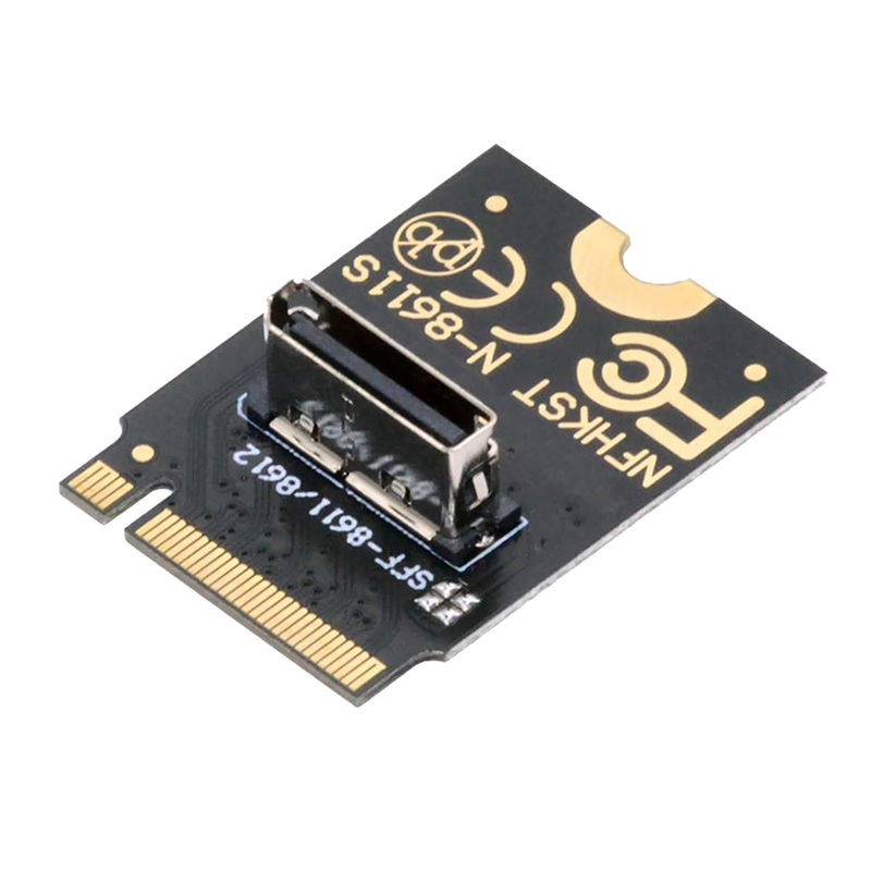 NFHK 2280 NGFF PCI-E4.0 M.2 M-Schlüssel zum Oculink SFF-8612 SFF-8611 Hostkabel 15 cm für NVME U.2 SSD Egpu NFHK 2280 NGFF PCI-E4.0 M.2 M-Schlüssel zum Oculink SFF-8612 SFF-8611 Hostkabel 15 cm für NVME U.2 SSD Egpu