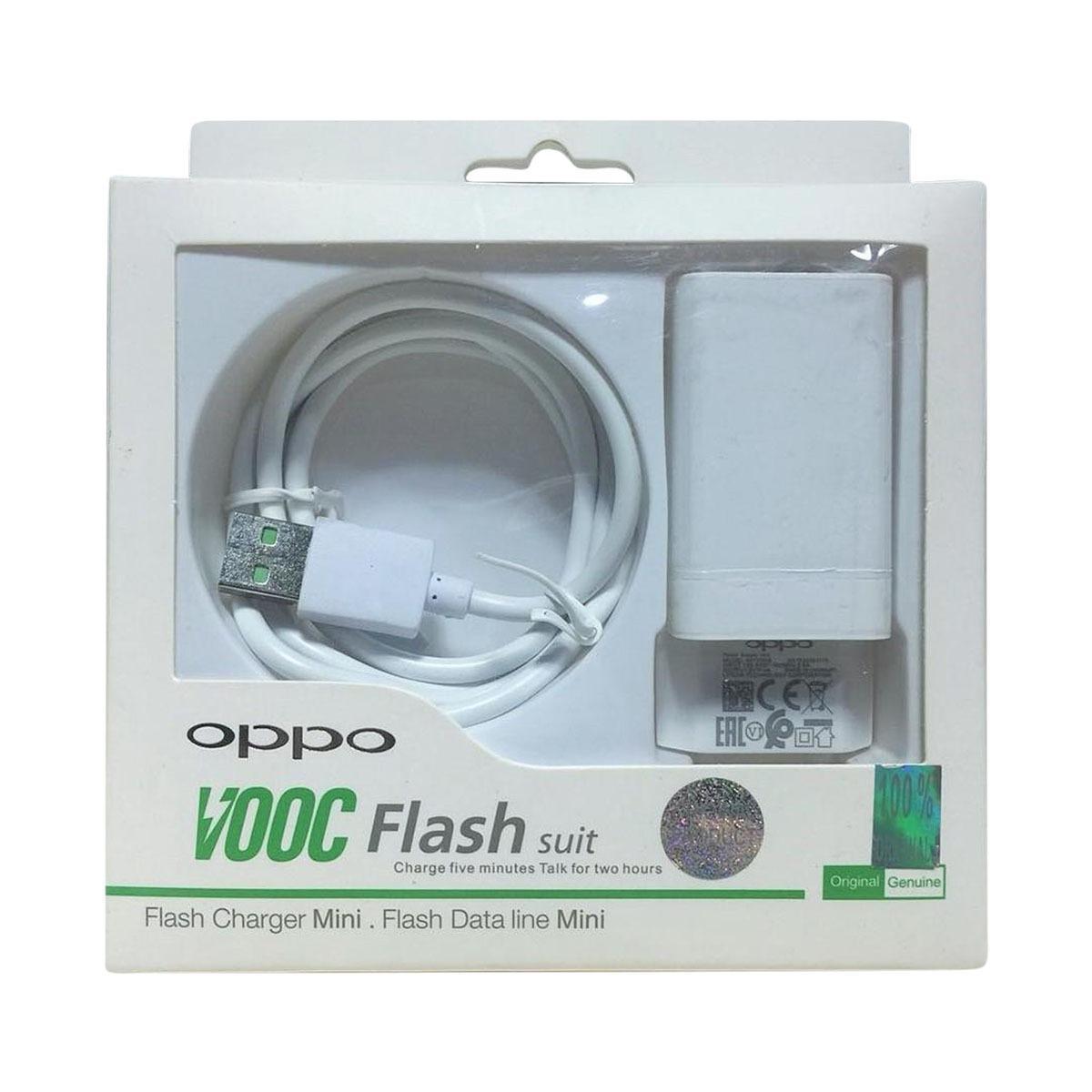 Oppo Super VOOC Charger For F3, F3 Plus F1s F1 F5 F7 F9 F11 F11 Pro Fast Charging with Micro USB Cable. 