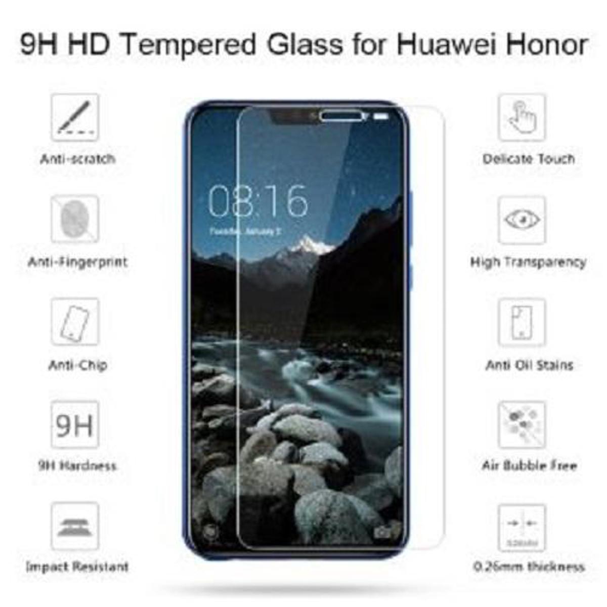 Honor 8X Tempered Glass Screen Protector 2.5D 9H-Transparent