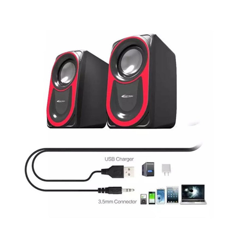 HOTMAI HN-88 Multimedia Speaker 2.0 - Multicolor. 