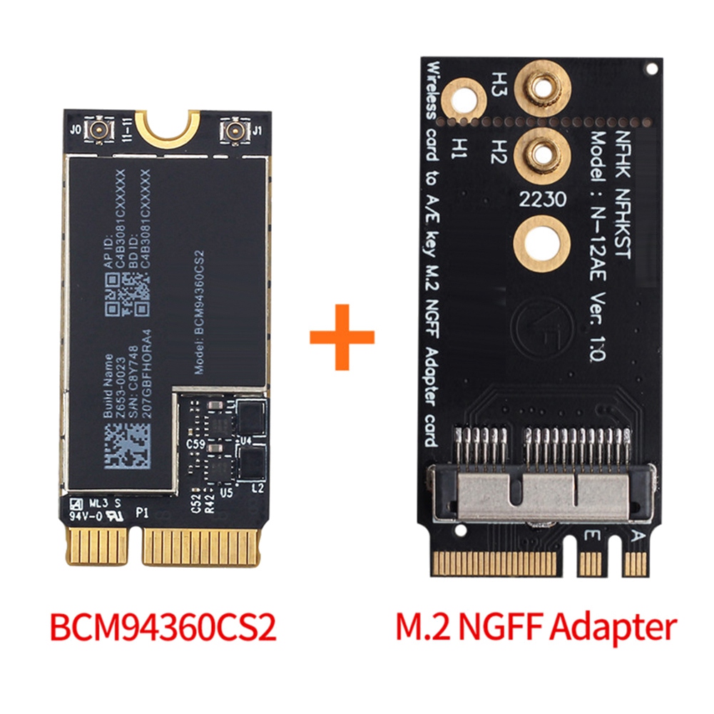 BCM94360CS2 Wireless Wifi Card Bluetooth 4.0 802.11Ac Hackintosh. 