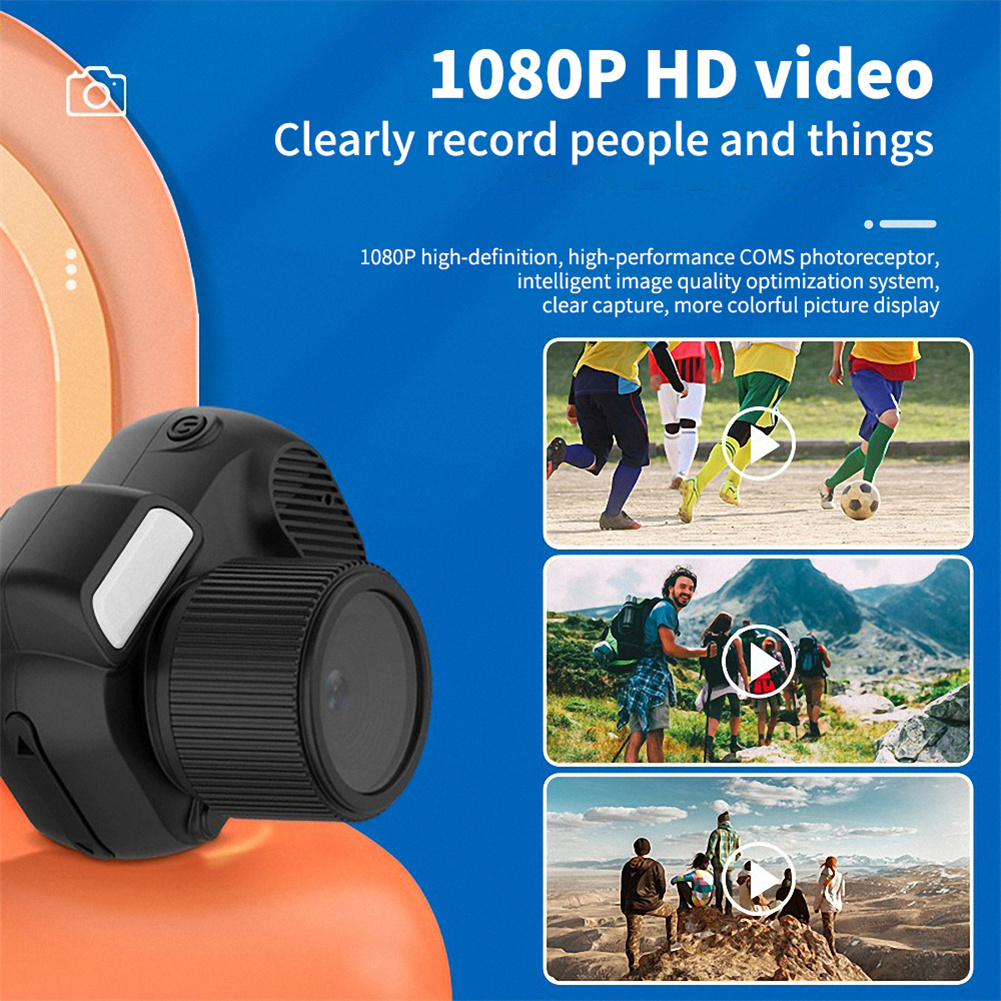 Baoer Y3000 Mini Digital Camera Loop Recording Portable HD Camera With 0.96 Inch Screen 8 Filter Effects For Kids Beginner. 