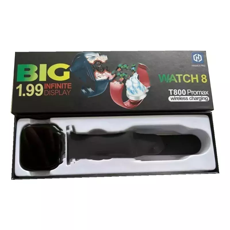 T800 Pro Max Smartwatch 1.99 Display Watch 8