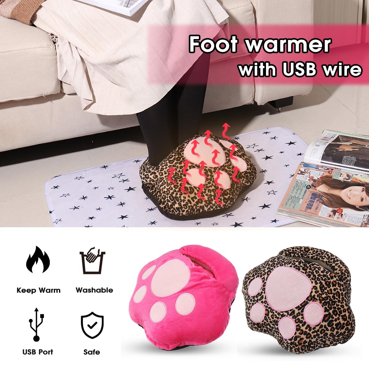 Usb Cartoon Winter Foot Warmer Plug In Electric Heating Shoe Heater