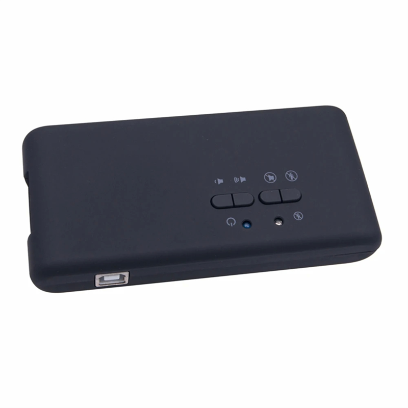 USB Sound Card CM6206 Chipset Black Plastic USB Hid Class Spec 8 Channel DAC Output. 