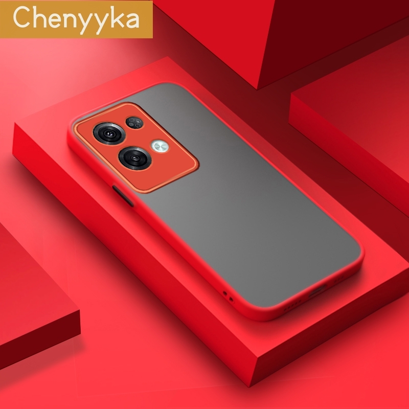Custodia Rossa WBWONE Cover Per OPPO Reno 8 Pro 5G (Reno8 Pro 5G), TPU/PC Antiurto Protettiva Custodia Con 360° Girevole Anello E Copertura Della Fotocamera Scorrevole, Rosso Oppo Reno 8 Pro Cover