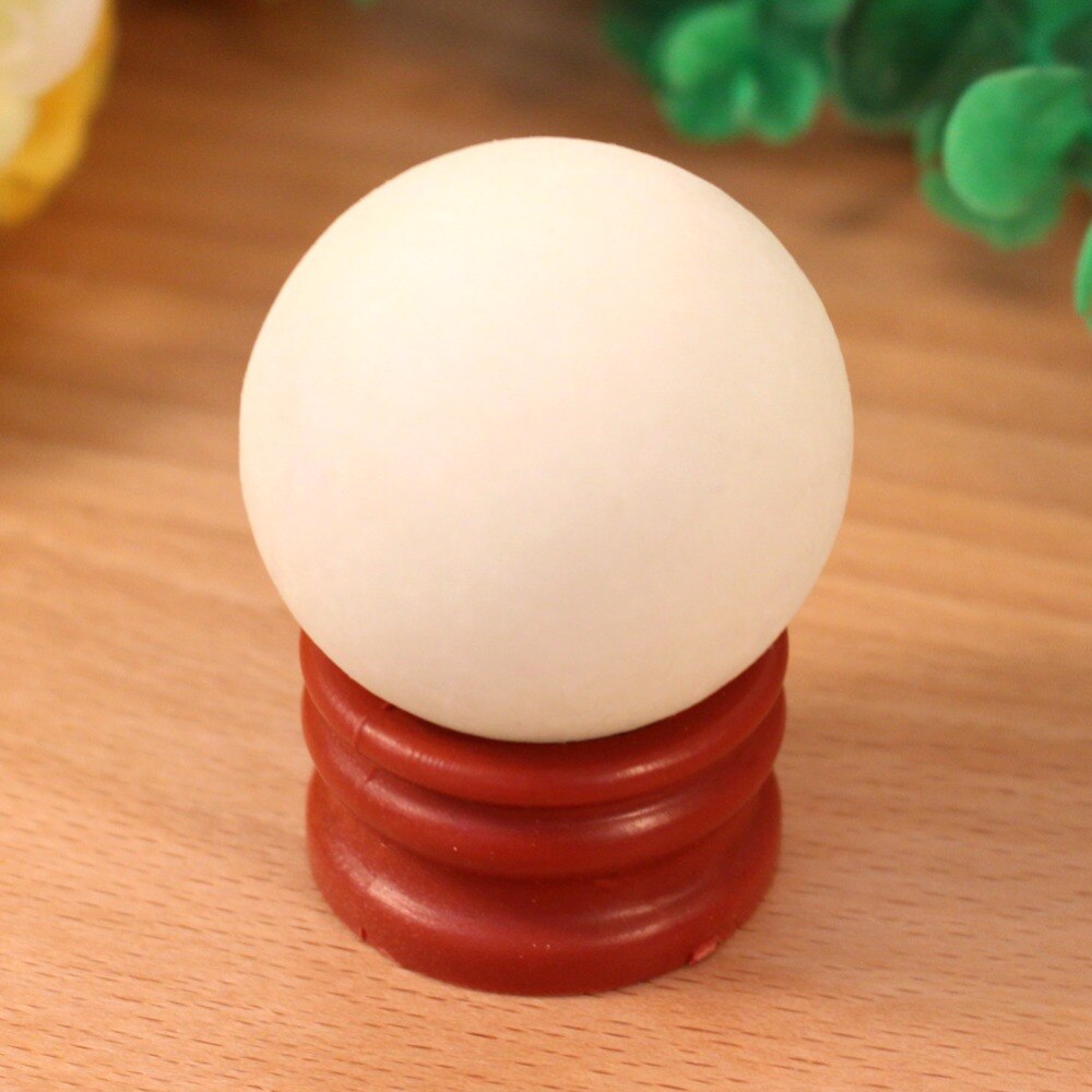 【Hey my home】35mm Natural Stone Green Glow in the Dark Calcite Glow Luminous Crystal Ball With Base The Dark Round Ball Hot. 