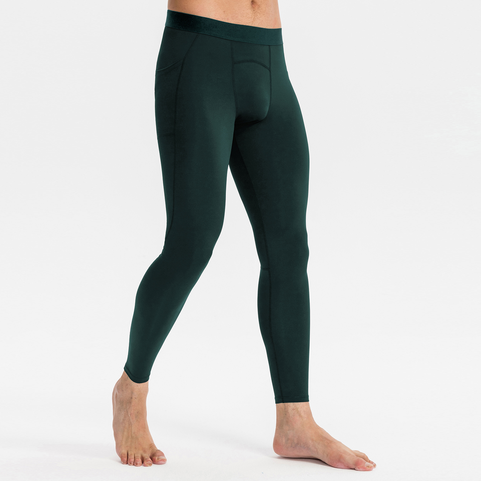 Dark Green \u0026 XL Men Compression Pants 