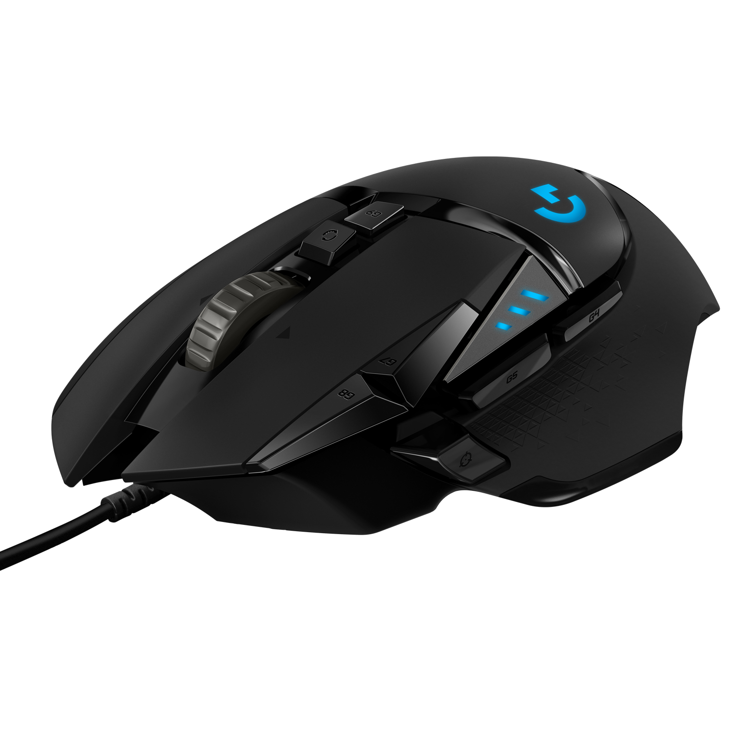 Logitech g502 Hero High Performance Wired Gaming Mouse, Hero 25K Sensor, 25,600 DPI, RGB, Adjustable Weight, 11 Programmable Buttons, On-Board Memory, PC/Mac