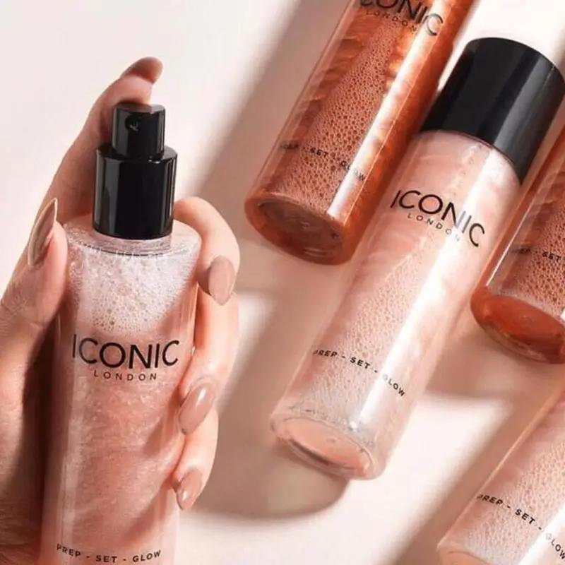 Latei Posies 100ml Iconic London Illuminator Liquid Highlighter Prep Set Glow Highlight Makeup Mist Spray Quicksand Moisturizing Before. 
