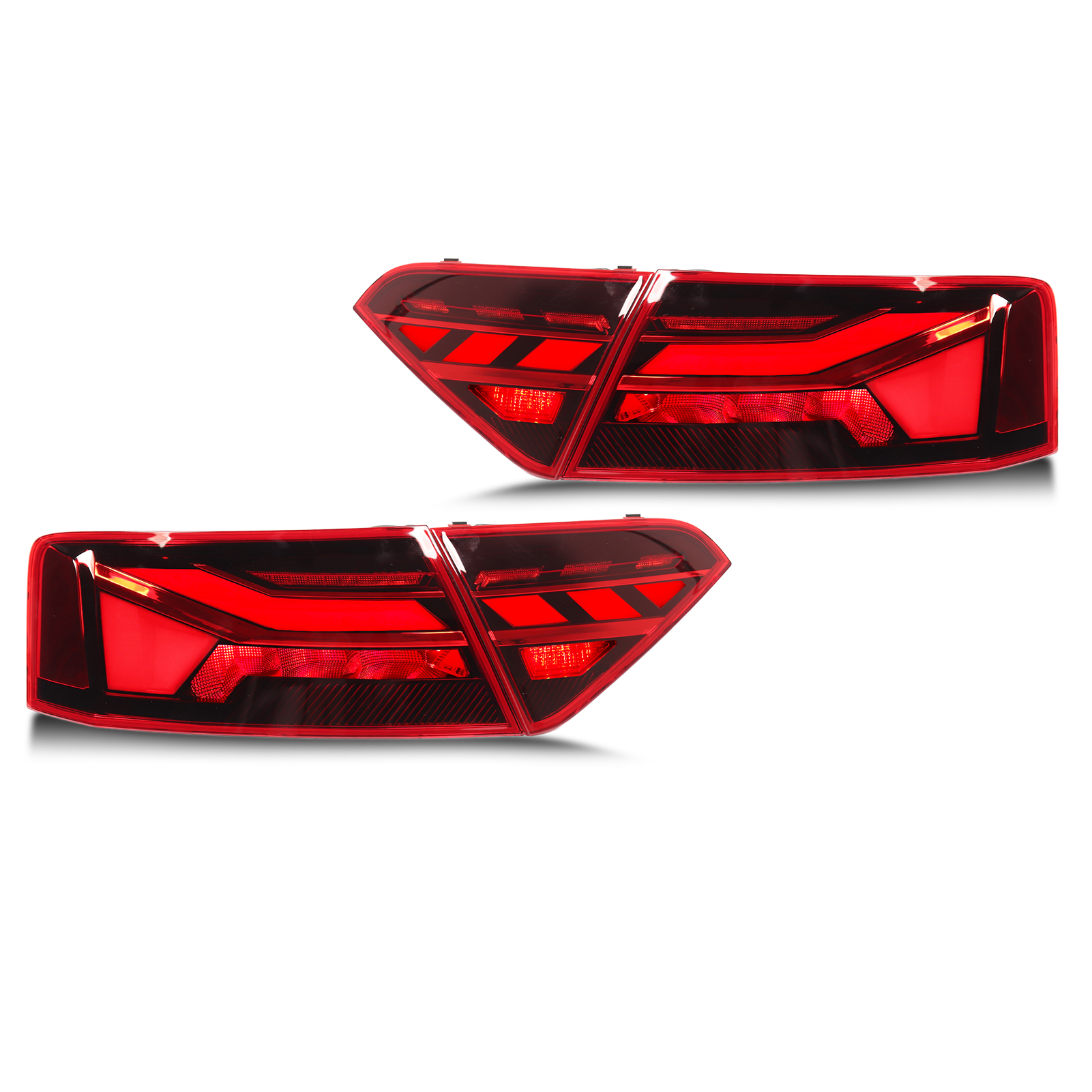 For B9.5 Look Dynamic Full LED Tail Lights Rear Lamp Assembly for Audi A5 S5 RS5 B8.5 Facelift 2012 2013 2014 2015 2016. 