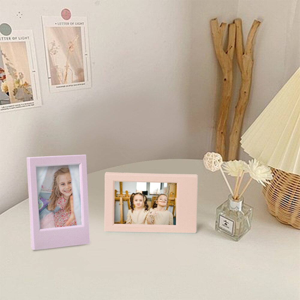 3inch Mini Classic Photo Frame Desktop Photocard Holder For Polaroid Photo Frame Stand Scrapbook Table Decoration DIY Gifts. 