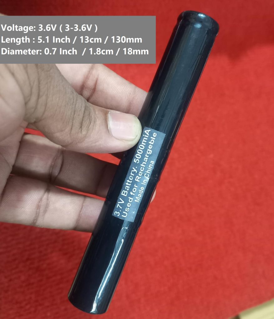 4.2V Battery   45x28x20mm For LED Torch Flashlight Mosquito Bat Battery Mosquito Racket Battery