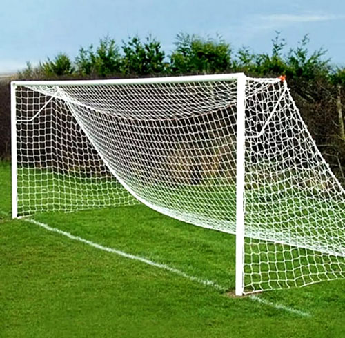 2 Pcs Football Soccer Goal Post Nets For Sports Training Match Replace Multi Size. 