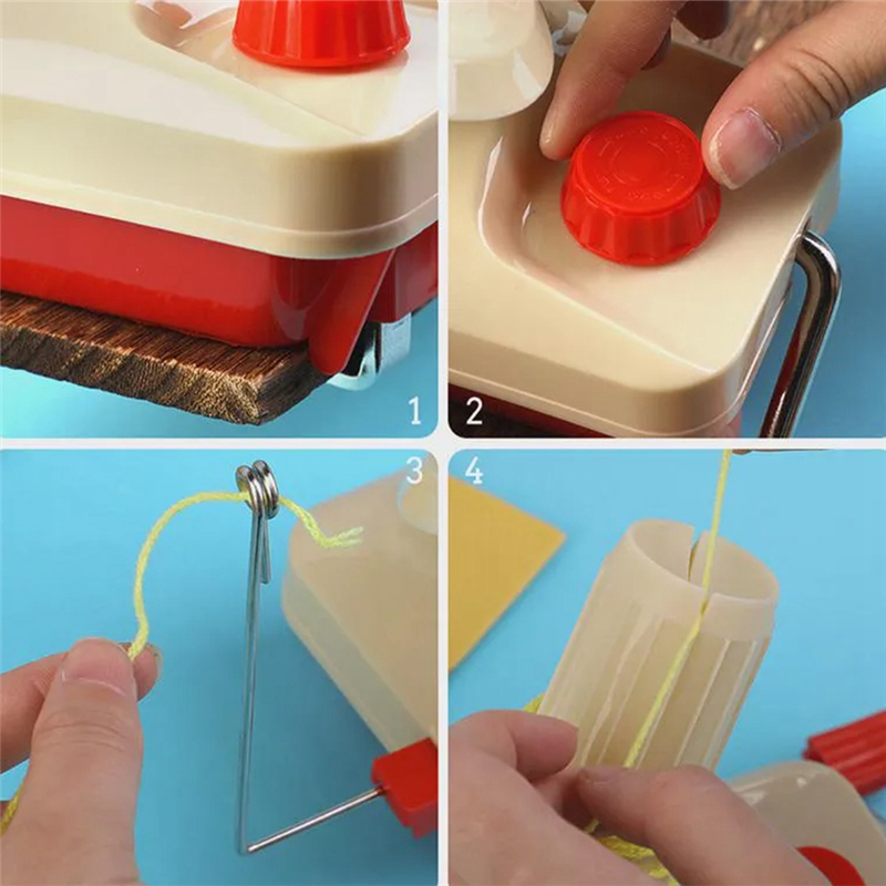 Winding Machine Knitting Machine Handheld Yarn Winder Fiber String Line Ball Winding Manual Wool Winder Durable. 