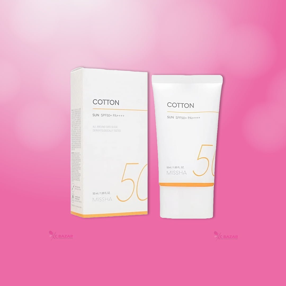 Missha All Around Safe Block Cotton Sun SPF50+ | 50ml. 