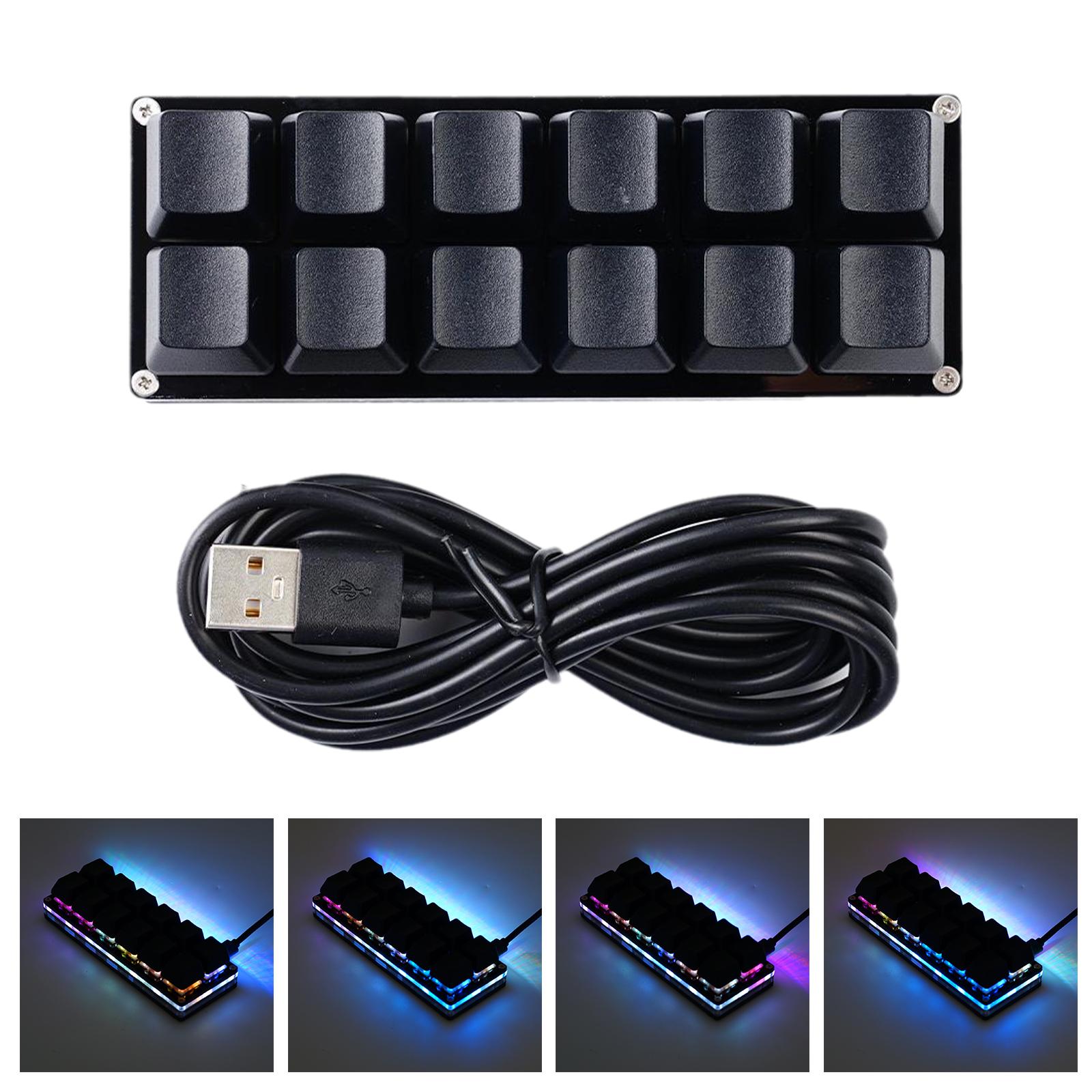 Mini USB Custom Mechanical Keyboard 2/3/4/6/9/12/16/24 Keys Gaming Keyboard Sayo Device Shortcut Programmable Keypad Keys Macro. 