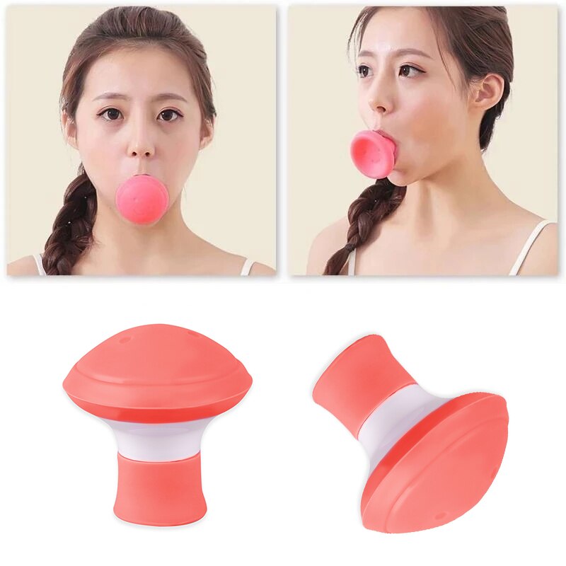 Silicone V Face Line Lifter Slimming Face Lifter Double Chin Wrinkle Removal Blow Breath Exerciser Masseter Muscle Slim Tools. 