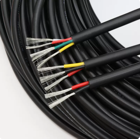 Wire 2 3 4 5 6 7 8 9 10Core Royal Cord PVC Insulated Sheathed Power Cable BlackHeat Resistant Electrical Wire. 