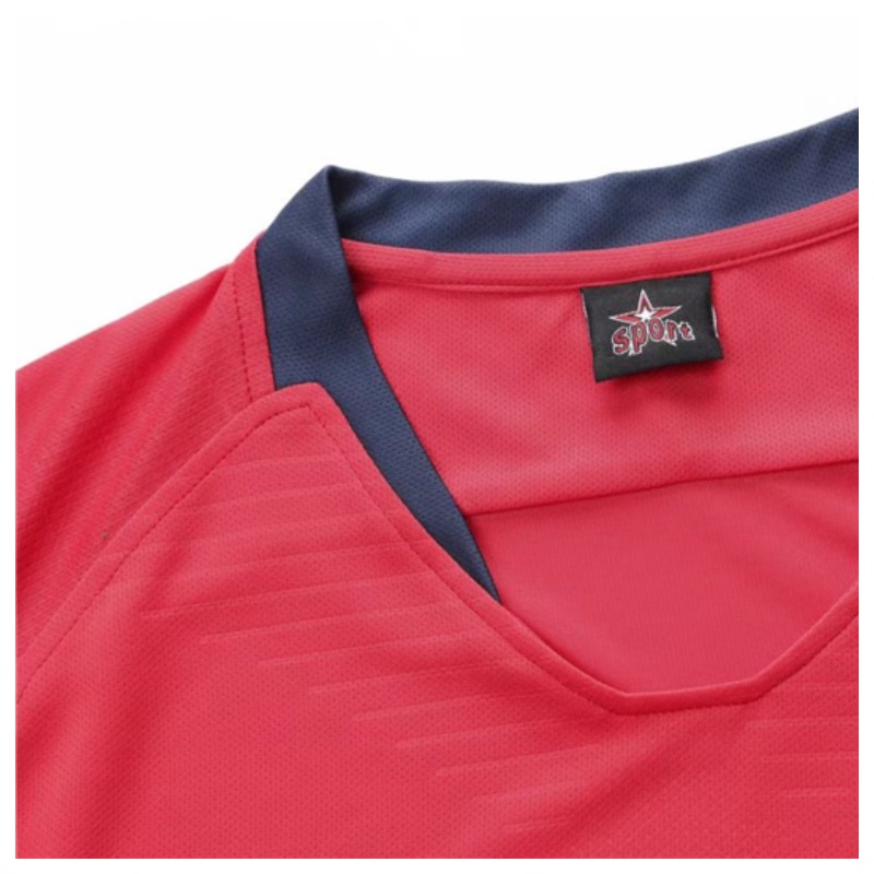Men Custom Football Jersey Sets Blank Version New In Long Sleeve And Shorts Summer Team Club Soccer Match Training Uniforms. 