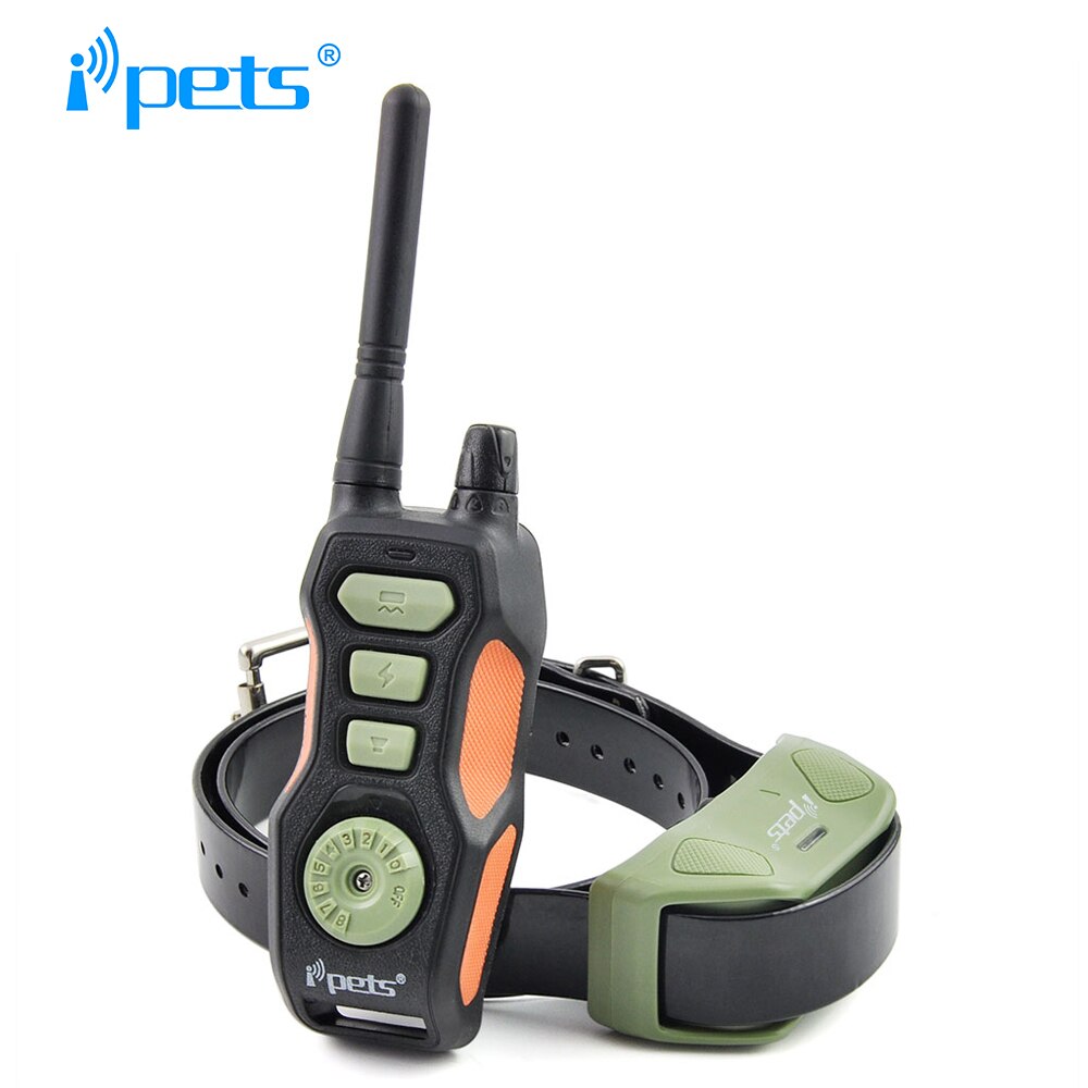 Ipets 618-1 800m remote rechargeable and waterproof for s  training collar. 