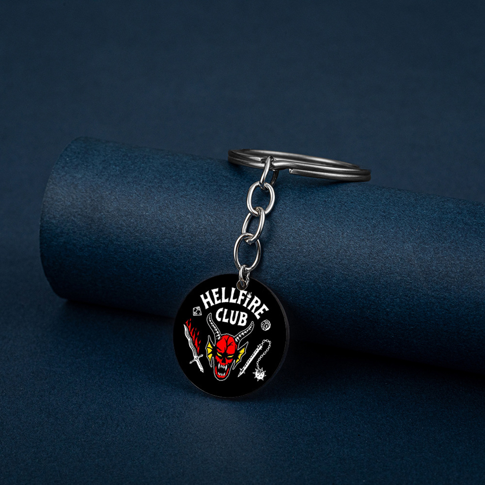 Stranger Things Keychain Wear-resistant Attractive Decor Keychain. 