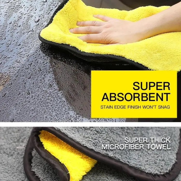 Ultra Thick Microfiber Cleaning Cloth with 5