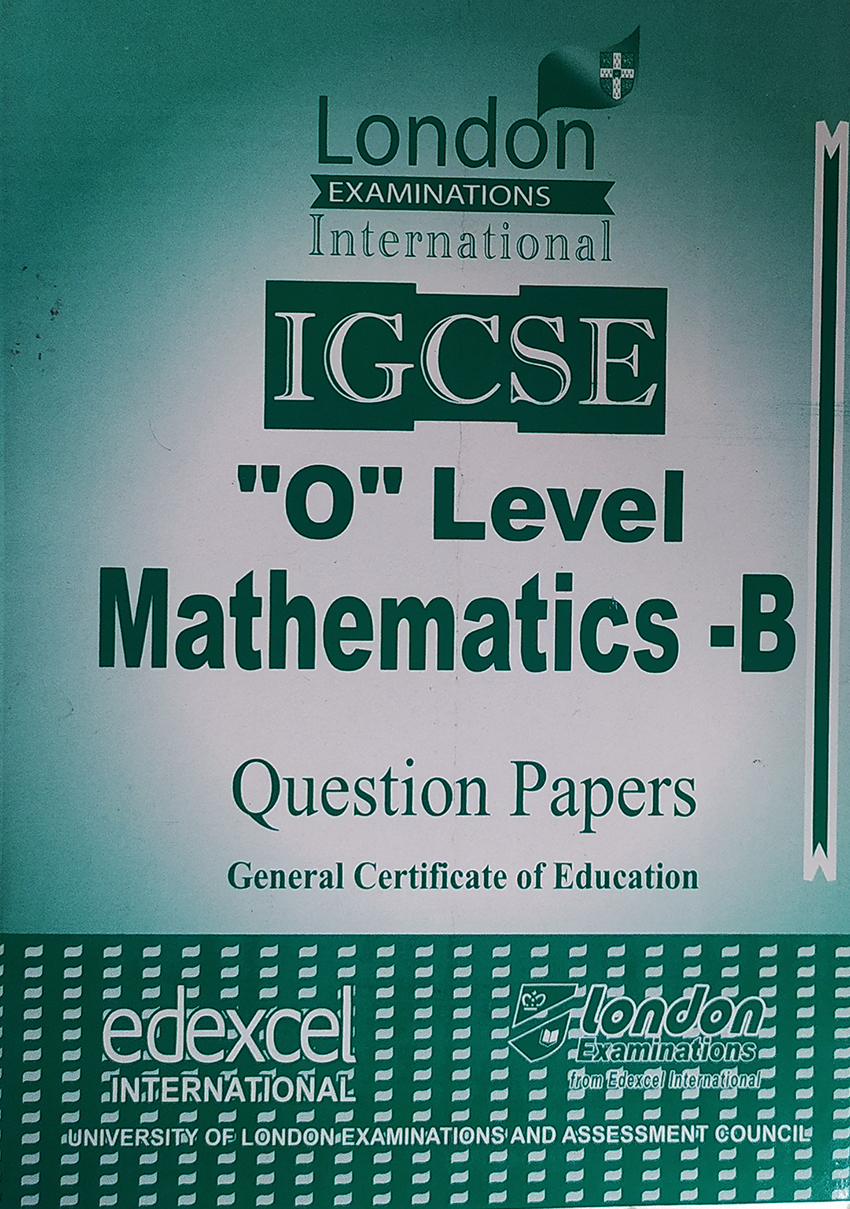 Edexcel O Level GCSE (9-1) Mathematics - B Year Wise Question Paper - Up To Last Year. 