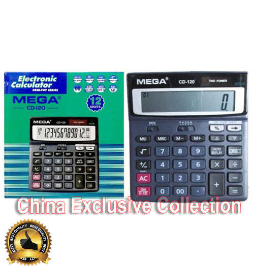 Calculato Cd-120 , 12 Digit 120 Steps Dual Power 1pcs – calculator