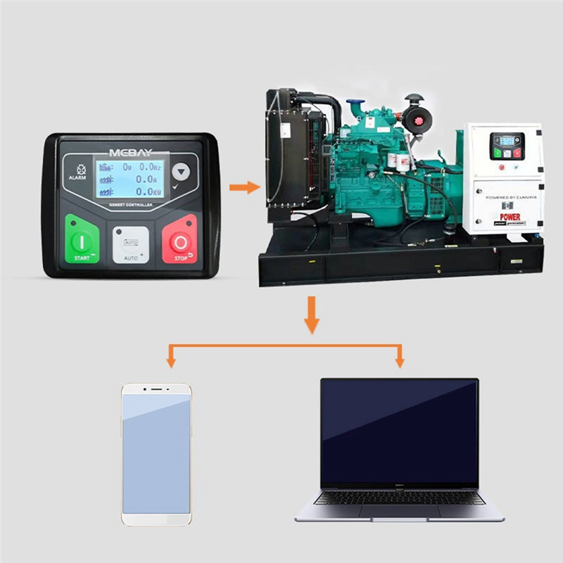MEBAY 1 PCS DC30D Generator Controller Board Panel Small Diesel Genset Control Module ABS. 