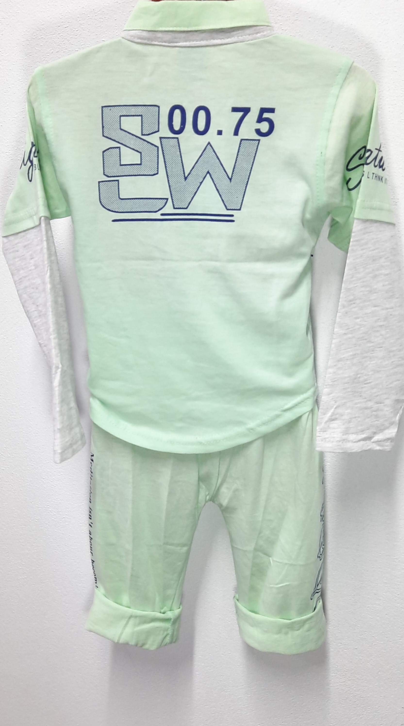 Boys full sleeve genji set winter collection for baby, twin hata gejni set. 