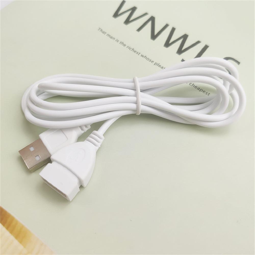 Wide Scope Of Application Beige White Extension Cord Durable Mouse And Keyboard Usb Male To Female Extension Cable. 