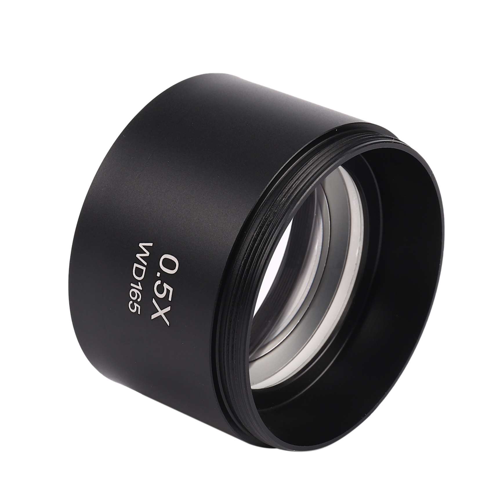 Wd165 0.5X Stereo Microscope Auxiliary Objective Lens Barlow Lens with 1-7/8 Inch(M48Mm)Mounting Thread. 