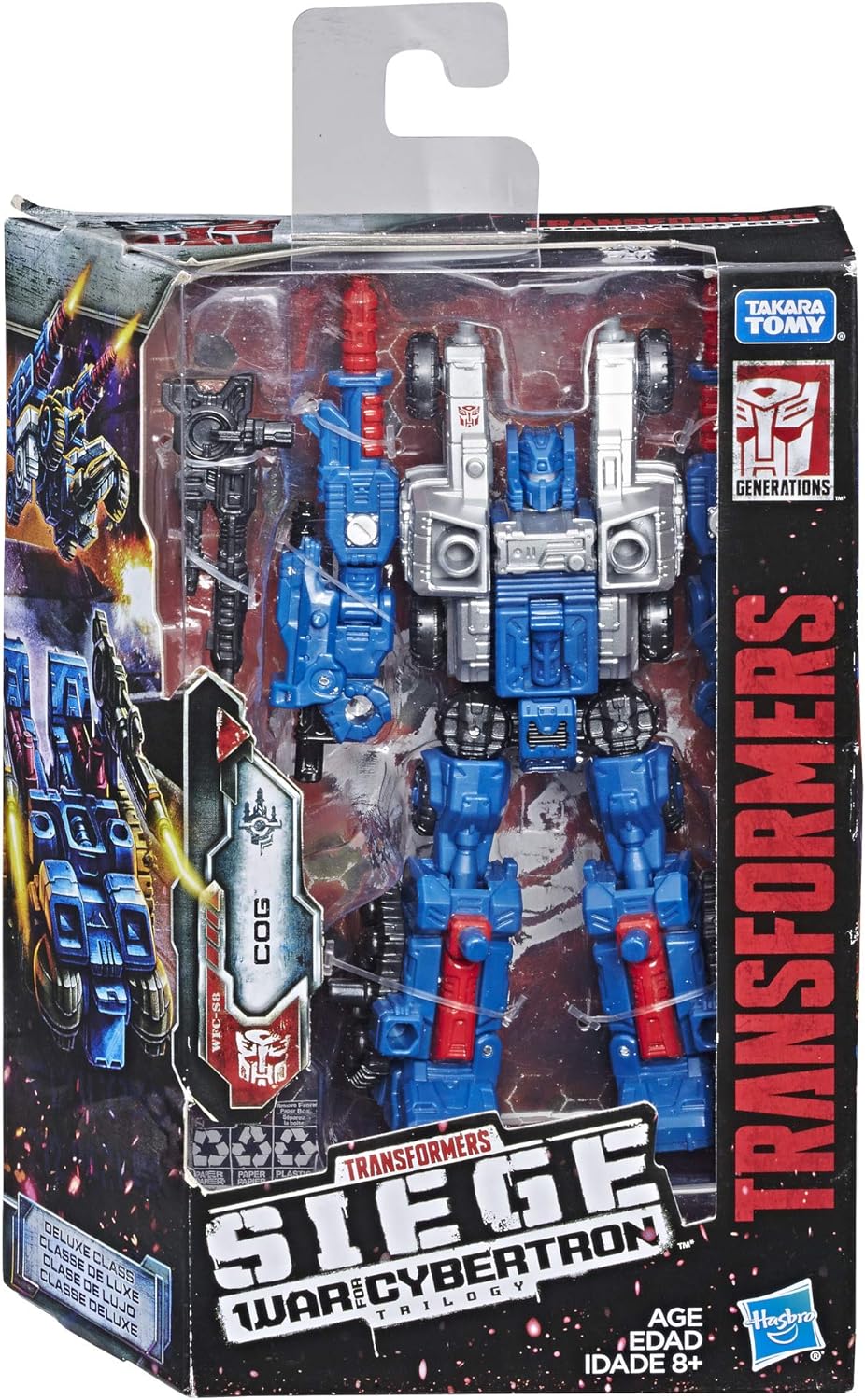 Transformers Siege War for Cybertron WFC-S8 Cog WFC-S8 Weaponizer Action Figure