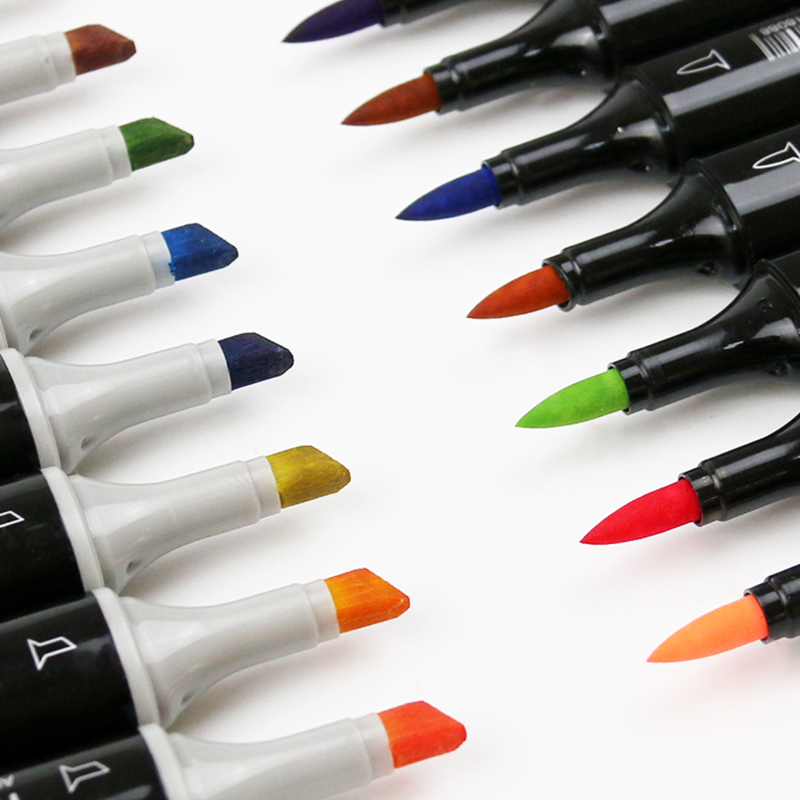 TOUCHNEW Marker 12/30/60/80/168 Colors Soft Brush Markers Pen Sketch Drawing Markers Set For Adults Comic Animation Art Supplies Amour zii. 