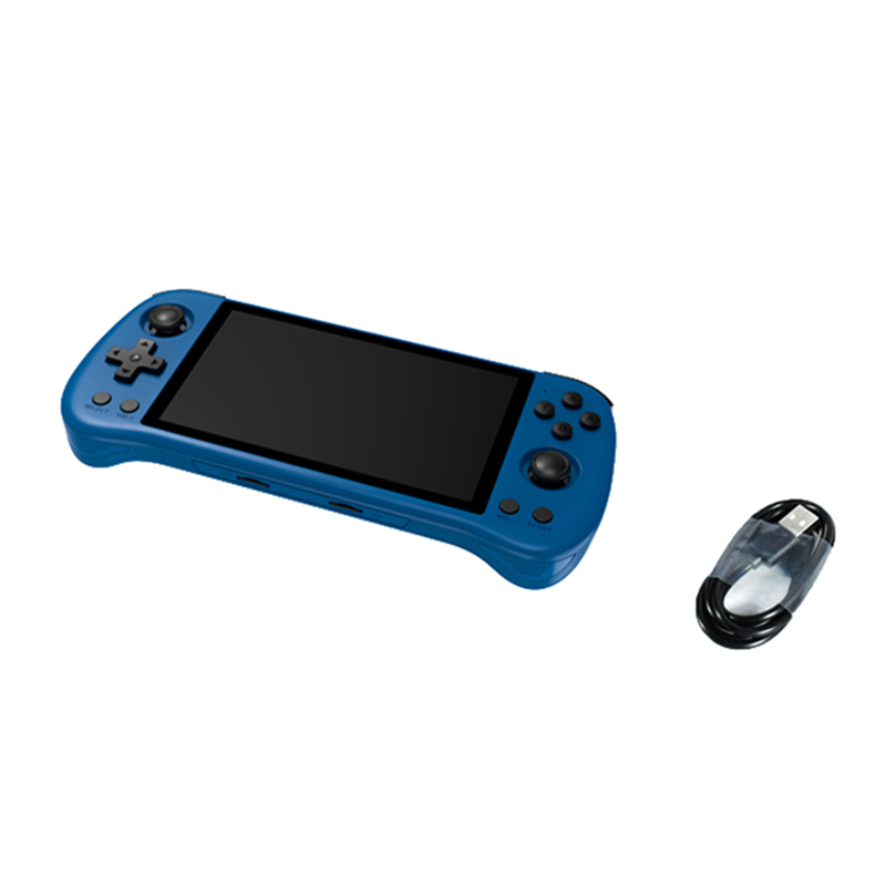 For POWKIDDY X55 Retro Game Console 16G+128G RK3566 5.5 INCH 1280X720 IPS Open-Source Linux Handheld Video Console. 