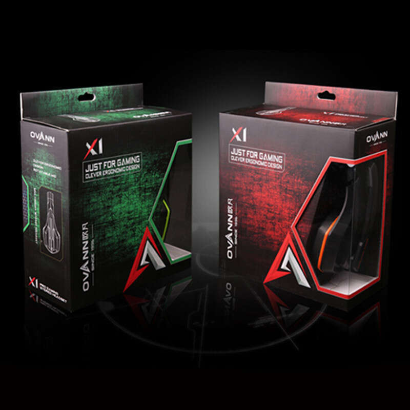 OVANN OVAN X1 Computer Multimedia Stereo Headworn Dual Plug Game Earphones. 