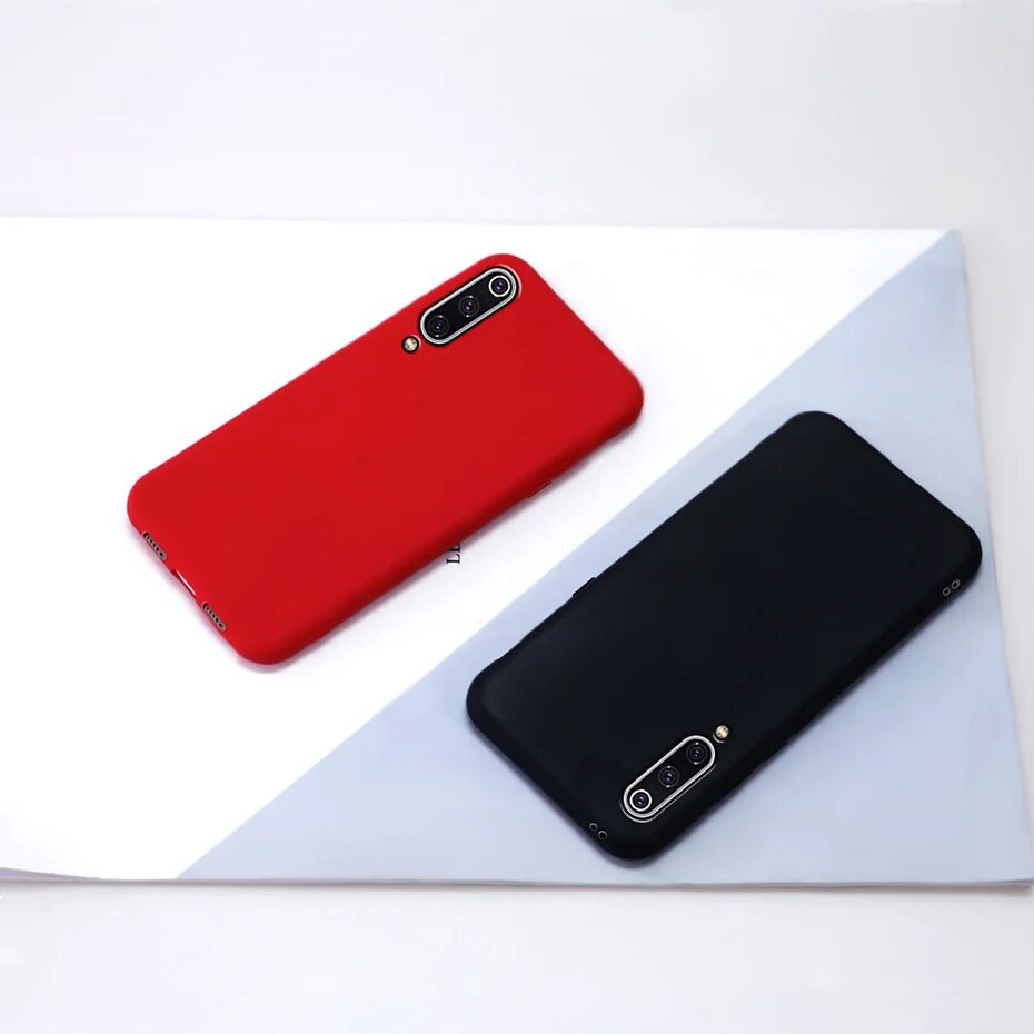 Frosted Phone Case For Xiaomi Mi 9 SE Mi A1 A2 A3 6 8 9 SE 9T 10 10T 11 mi8 mi9 mi10 lite pocophone F1 TPU Back Cover. 