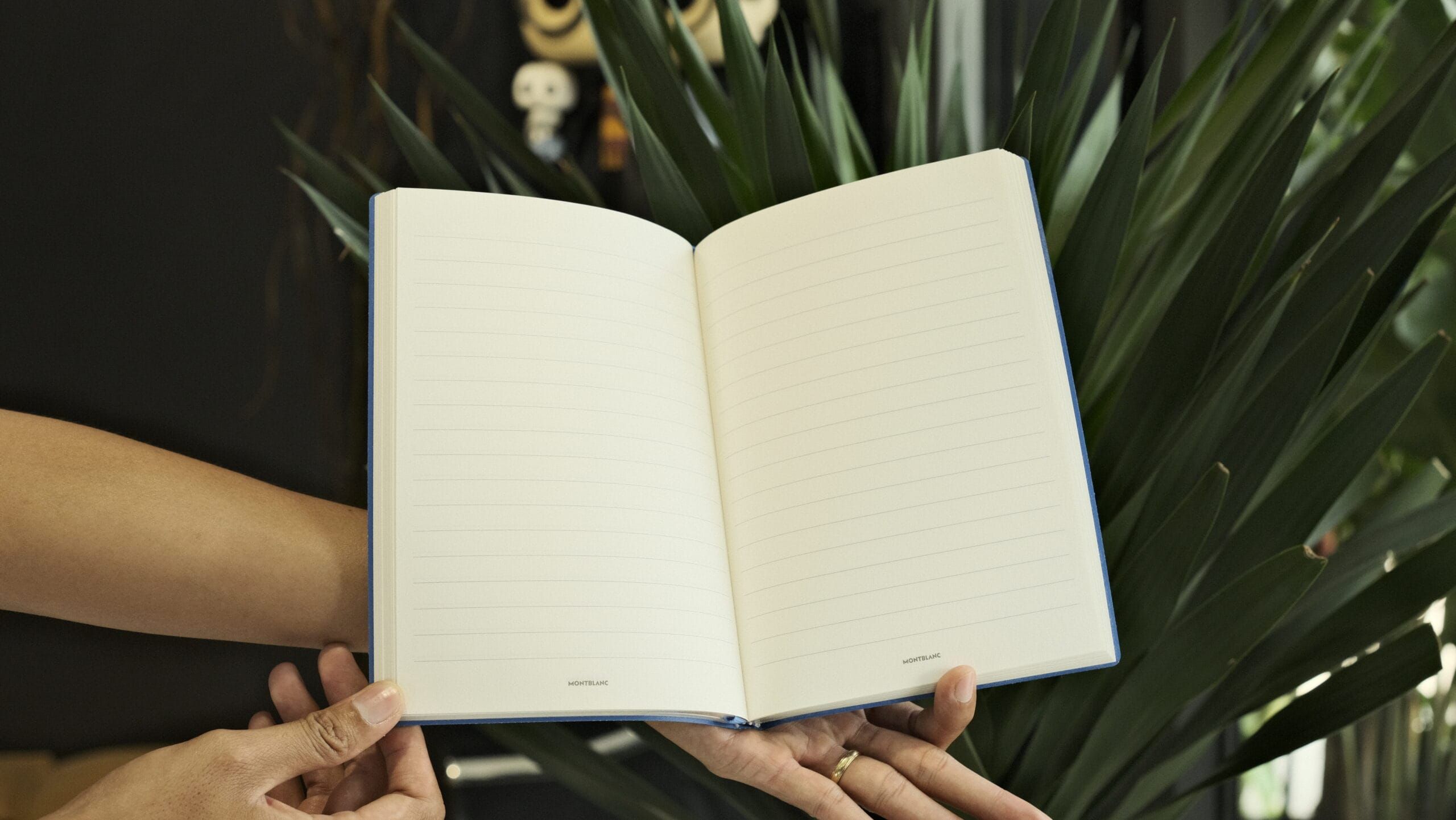 Notebook Off-White Offset Paper Line page. 