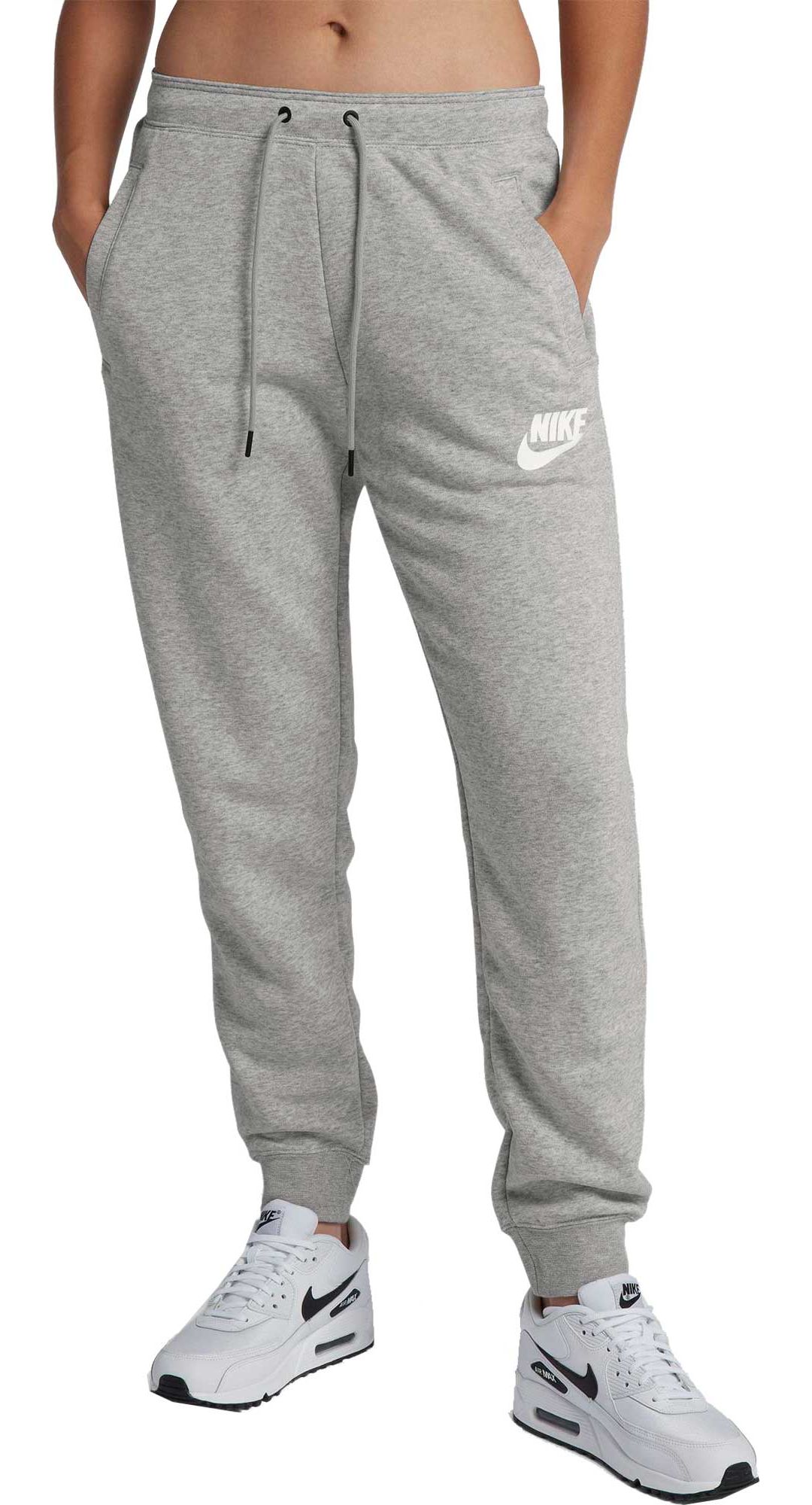 gray nike womens joggers
