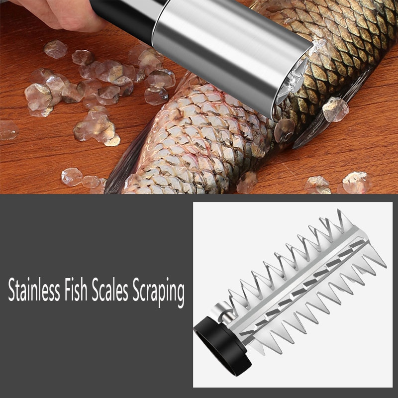 Fish Scale Remover Accessories Electric Scaler Remove Durable Cutter Head Tool A. 