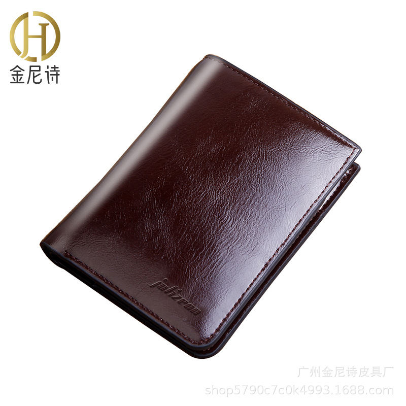 New Men's Zipper Wallet, High end Multi functional Change Bag, Large Currency Wallet. 