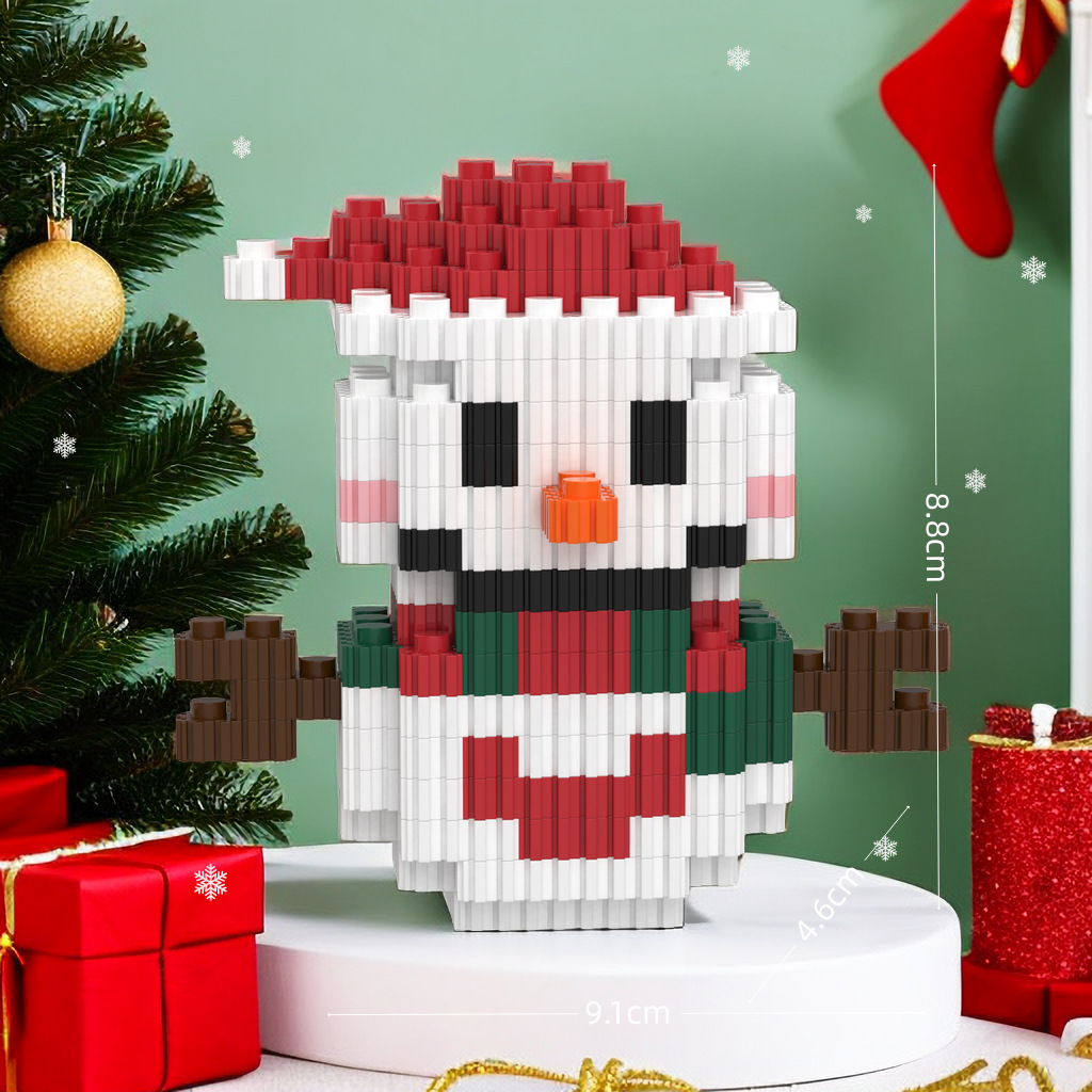 Compatible with Lego Christmas gifts, Santa Claus, Christmas trees