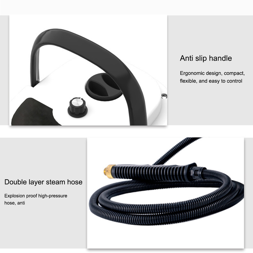 GC High Pressure Steam Cleaner 2500w High-power Portable Handheld High Temp Steamer Cleaning Machine For Home Use. 