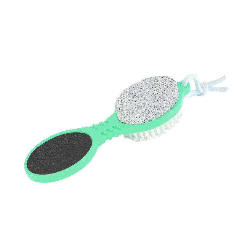 Factory direct supply four-in-one foot grinder, foot brush, foot board file, dead skin calluses, nail brush, household foot scraper